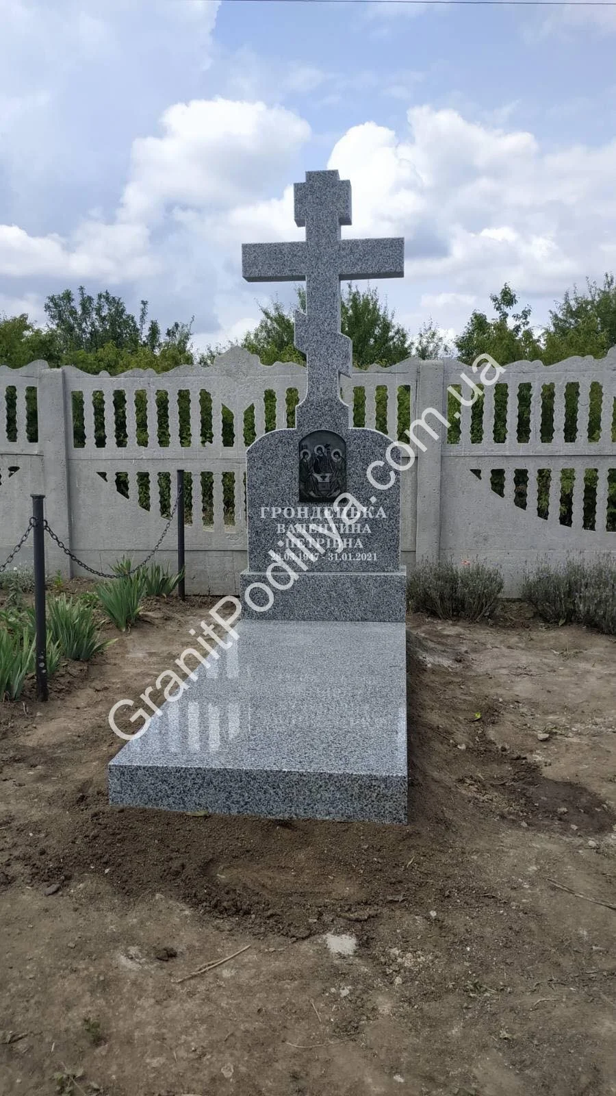 Подвійний пам'ятник з граніту - Кам'янець-Подільський | GranitPodillya